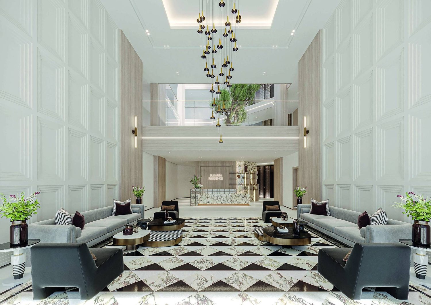 The lobby