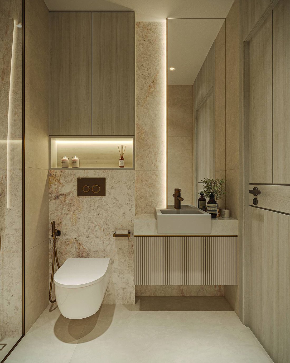 A bathroom