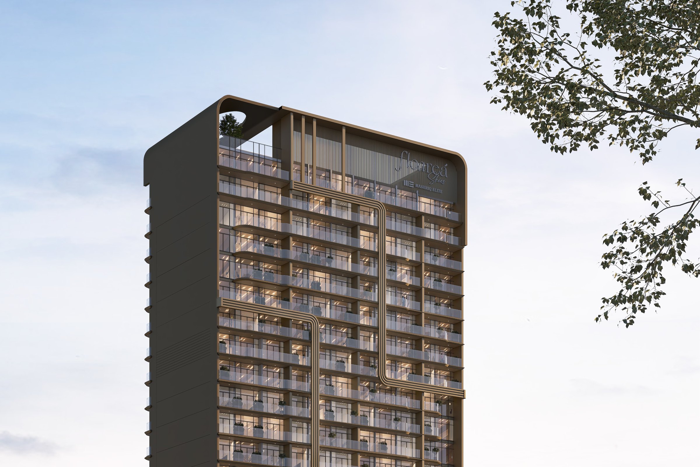 Floareá Skies, Jumeirah Village Circle — render