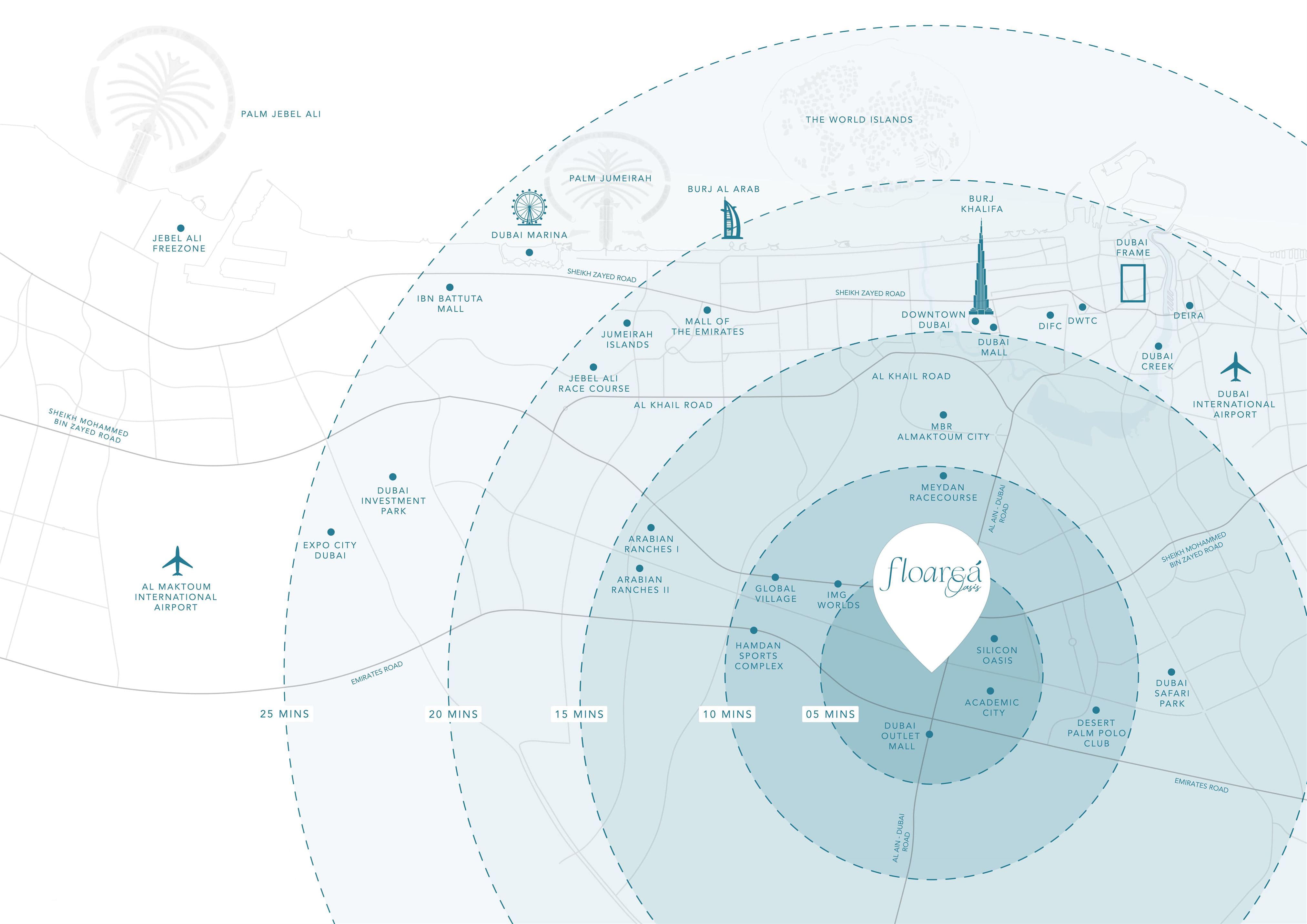Floarea Oasis Location